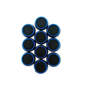 10pcs Blue Analog Stick Controller Thumb Cover Thumbstick Xbox One PS4 5 - Picture 1 of 3