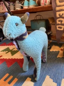 Patagonia Guanago Blue Goat Plush Toy 28cm x 30cm used Material: Fleece - Picture 1 of 6