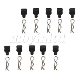 10 piezas clips de carrocería de coche modelo RC 1:24 1:18 repuesto para AXIAL SCX24 - Imagen 1 de 6