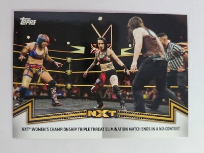 2018 Topps WWE Women's Division #NXT-9 ASUKA / NIKKI CROSS / RUBY RIOTT - Image 1 of 2
