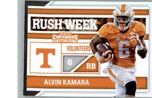 2017 Panini Contenders Draft Picks - Rush Week #4 Alvin Kamara - Foto 1 di 2