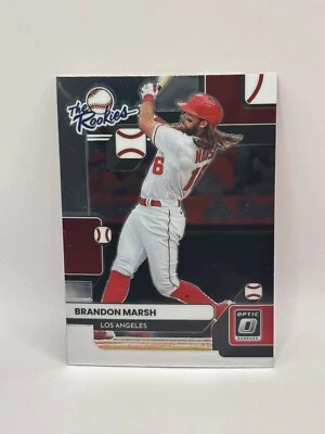 2022 Donruss Optic The Rookies Brandon Marsh #TR-8 Los Angeles Angels - Image 1 of 2