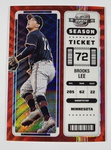 2023 Panini Chronicles Contenders Optic BROOKS LEE Red Wave Prizm /199 - Bild 1 von 4