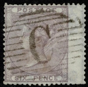 1856GB gebraucht Ausland Constantinople 'C' 6d blass lila SG70/Z97 VG/FU Kat. £ 120,00 - Bild 1 von 1