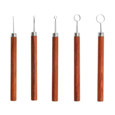 M01520 MOREZMORE Set of 5 Circle Ribbon Tools for Polymer Clay Mini Sculpting - Image 1 of 2
