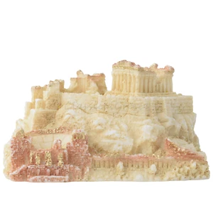 Acropolis of Athens 2.36" - 6 cm Cast Marble Ancient Greece White with Patina - Picture 1 of 9