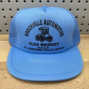 Brockville Automotive Flea Market Ontario Canada Vintage Trucker Hat Snap Back