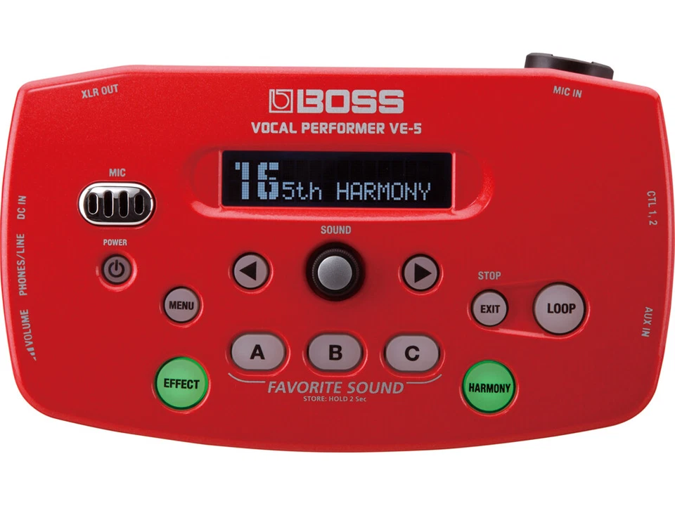 BOSS VE-5 Red VE-5-RD Vocal Performer Red New from Japan - Image 1 of 1