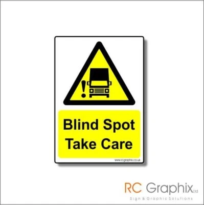 RC GRAPHIX LTD DVS Weatherproof HGV Blind Spot Warning Stickers