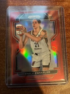 2022 Panini Prizm WNBA Red Prizm /199 Emily Engstler #184 Rookie RC
