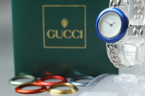 Orologio Vintage Gucci Change Bezel 11 12.2 6 Colori dal Giappone (cinturino circa 16 2 cm)