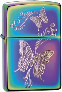 Zippo 28442 spectrum butterfly collectable stormproof petrol lighter - Picture 1 of 1