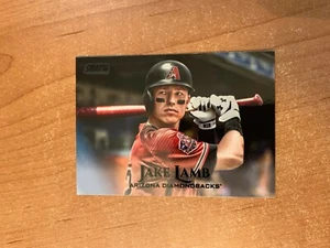 2019 Topps Stadium Club - Jake Lamb - #33 Black Foil Parallel DIAMONDBACKS - Picture 1 of 2