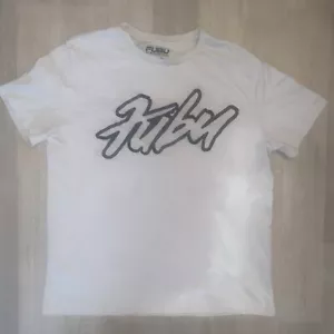 FUBU T-shirt maglietta hip hop grigia media girocollo - Foto 1 di 14