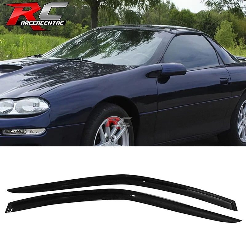 Fit 93-02 Chevy Camaro Pontiac Firebird Window Visors Deflectors Acrylic 2Pc Set Foto 1 de 2