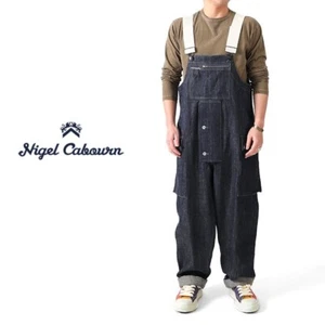 [Brandneu] Nigel Cabourn Livero Japan Denim Marine Latzhose Overall Gr:44 - Bild 1 von 11