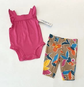 Carters Neugeborenes Baby Mädchen Kleidung Hose Body süßes Outfit 2-teiliges Set neu - Bild 1 von 2