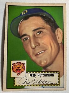 1952 Topps Baseball FRED HUTCHINSON #126