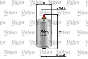 Fuel Filter VALEO Fits MERCEDES PUCH ISDERA 190 G-Modell Commendatore 5025105 - Picture 1 of 2