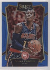 2015-16 Panini Select Concourse Blue Prizm /249 Dennis Schroder #3