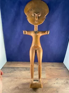 Afrikanische Ashanti Akuaba Fruchtbarkeitspuppe aus Ghana - Bild 1 von 17