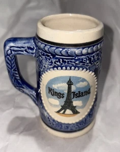 Parco divertimenti Ohio Kings Island anni 70 mini birra tedesca Stein souvenir Giappone - Foto 1 di 3