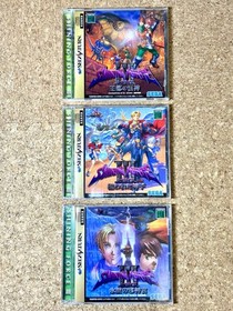Shining Force III Scenario 1 2 3 Sega Saturn SS NTSC-J Japan Set of 3