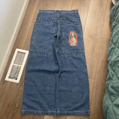 Jeans folgado Y2K vintage anos 90 largo estilo Jnco virgem senhora Jnco! 1 não JNCO!! - Imagem 1 de 4