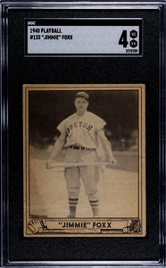 1940 PLAYBALL 133 JIMMIE FOXX SGC 4 3773759 - Picture 1 of 2