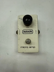 MXR Micro Amp Clean Boost Rare Vintage 1980 Block Logo Guitar Effect Pedal - Picture 1 of 10