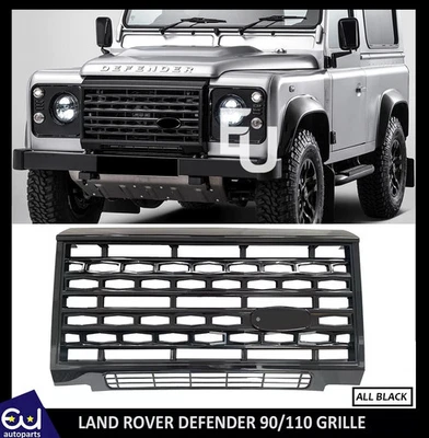 PARRILLA DELANTERA ESTILO AVENTURERO PARA LAND ROVER DEFENDER 90/110/130 1990-2016 Foto 1 de 4