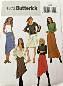 Butterick 3972 Misses A-Linien Rock mit Nahtdetails Schnittmuster 6-8-10 - Bild 1 von 2
