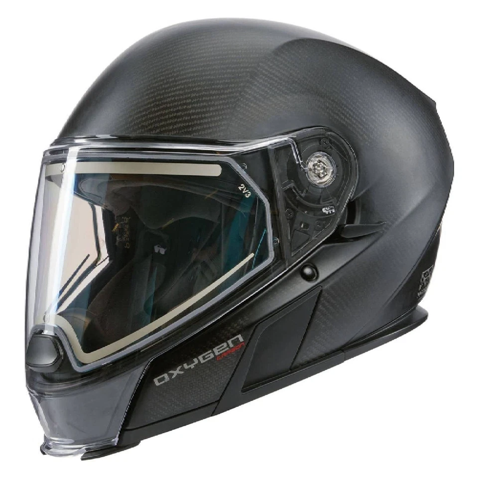 Ski-Doo OEM Oxygen Flow Carbon Helmet (DOT), 9290951490 - Image 1 of 4