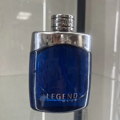 ¡BOTELLA VACÍA! Mont Blanc Azul por Montblanc Colonia Hombres EDP 3.3 / 3.4 OZ VACÍO Foto 1 de 4