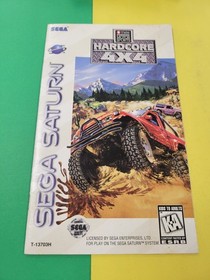 Hardcore 4X4 Sega Saturn Instruction Manual Booklet Only Authentic Original