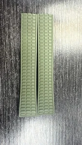 Genuine PATEK PHILIPPE Green/Khaki Aquanaut Uncut Rubber Strap 5268  19 x 16mm - Picture 1 of 6