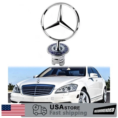 Front Hood Emblem Fits For Mercedes-Benz E300.E320 E500 C230 C280 CLK320 S500 - Image 1 of 4