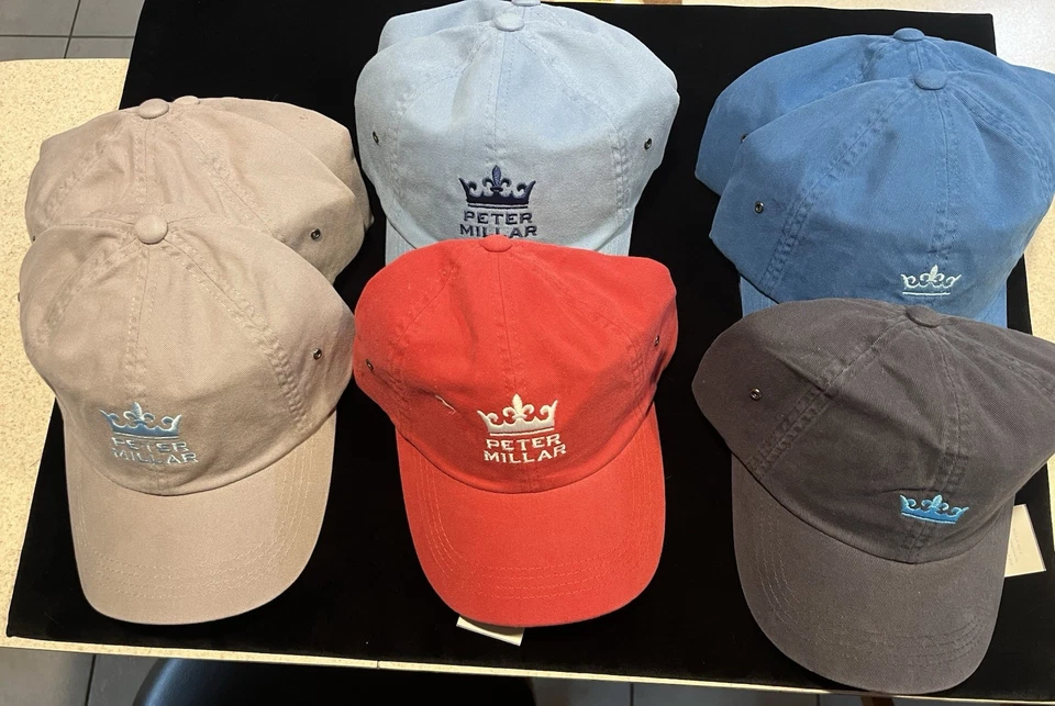 Sombreros de golf Nine Peter Millar - Nuevos con etiquetas puestas.  Talla única Foto 1 de 1