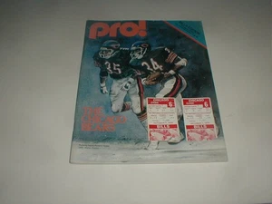 Oct 7 1979 Chicago Bears vs Buffalo Bills Ticket Stub Program Walter Payton Lot - Picture 1 of 22