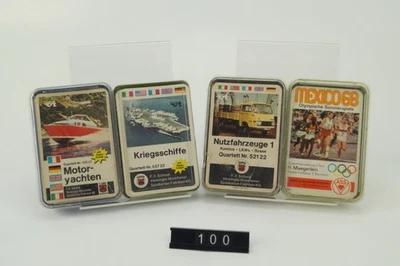 Quartett ass f.x Schmid - Motoryachten - Kriegsschiffe - Nutzfahrzeuge Mexico 68 - Bild 1 von 4