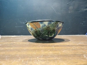 E5358 - Cuenco de arte Nicaragua con iguanas - Imagen 1 de 3