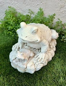 Rospo rana vintage ceramica decorazione cortile rospi decorazione giardino  - Foto 1 di 9