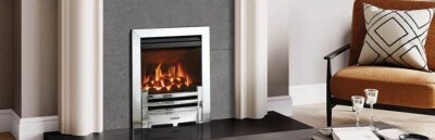Gazco Logic HE Gas Fire, Conventional Flue, Manual Control - Image 1 of 3