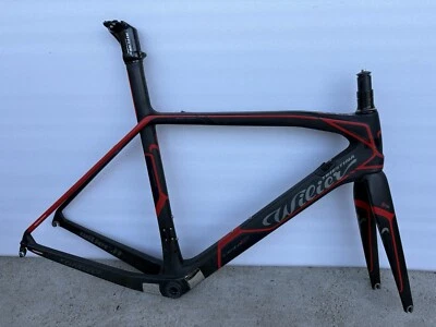 Cuadro de carretera con freno de llanta integrado de carbono Wilier Triestina Cento 1SR. Talla M. Foto 1 de 4