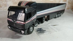 NZG camion Mercedes SK + remorque 1/43 TRUCK LKW trailer no box conrad tekno joa - Imagen 1 de 10