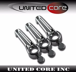 Jeep Wrangler Chrome Door Handle Cover Chrome Tailgate Handle Cover 07-16 - Picture 1 of 1