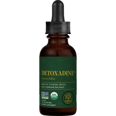 Global Healing Detoxadine Nascent Iodine Supplement For Thyroid Support, 1 Fl Oz - Image 1 of 4