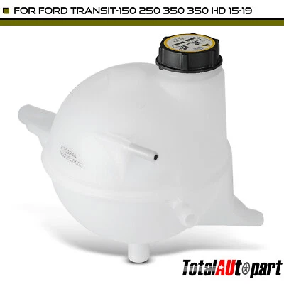 Nuevo tanque de depósito de refrigerante del motor con tapa para Ford Transit-150 250 Transit-350 HD Foto 1 de 4