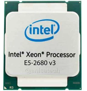 Genuine Intel Xeon E5-2680V3 2.5GHz 12 Core LGA2011 CPU Processor SR1XP - Picture 1 of 3