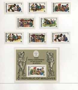 Maldives 1973 Scout Congress Series Cpl And BF New Integral Mnh T1427 - Picture 1 of 1